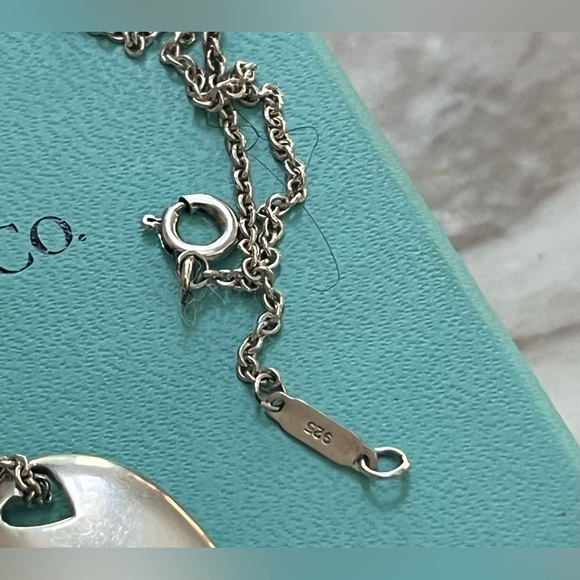 Tiffany & Co. Double Heart Cutout Pendant Necklace - Picture 6 of 6